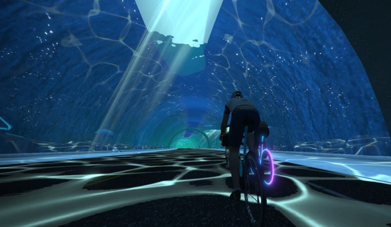 ゲームPCだとワトピアの海底トンネルがキレイに表示されることを紹介する画像
