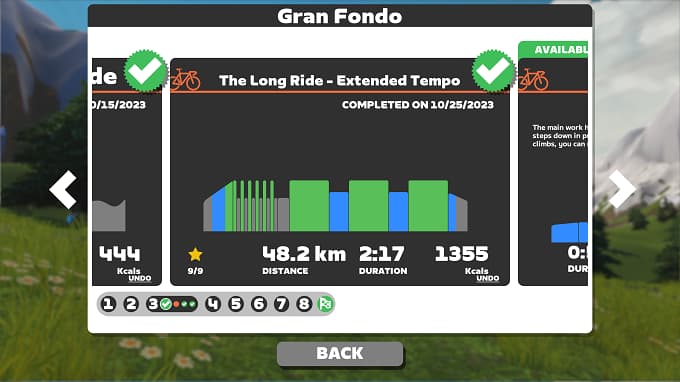 Gran Fondo Plan week3 The Long Ride Extended Tempoの画像
