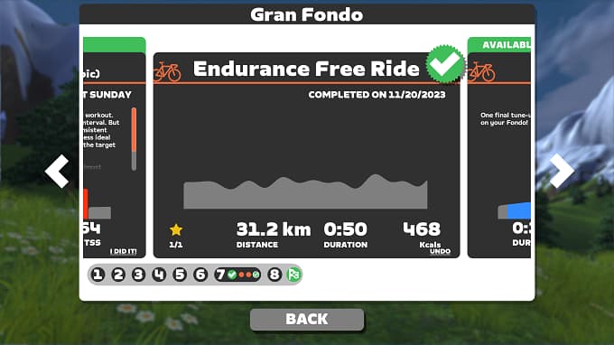 Gran Fondo Plan week７ Endurance Free Rideの画像