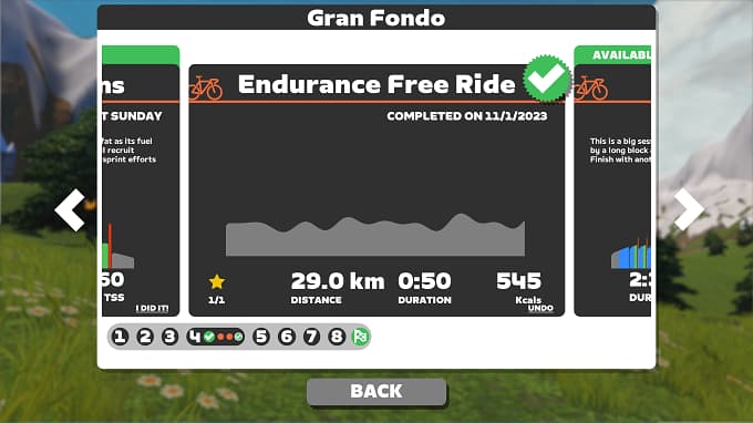 Gran Fondo Plan week4 Endurance rideの画像