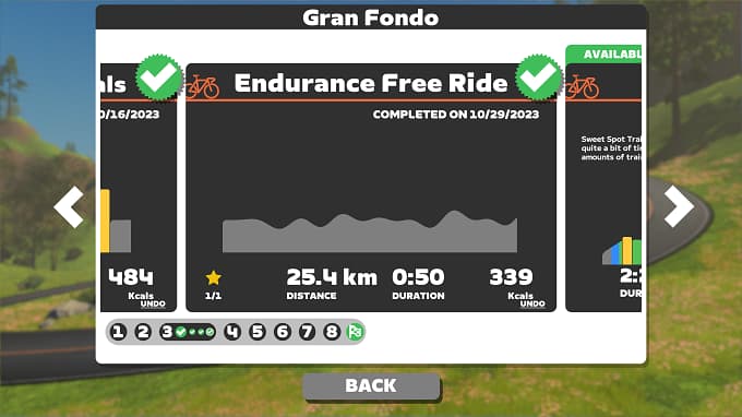 Gran Fondo Plan week3 Endurance Free Rideの画像
